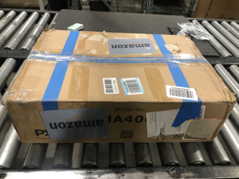 Photo 1 of Pyle Bluetooth Multi-Channel Hybrid Pre-Amplifier System - 3000W Home Audio Rack Mount Stereo Power Amplifier Receiver w/ Radio, USB, UHF, Dual Wireless Karaoke mic, Speaker Sound System -PWMA4004BT