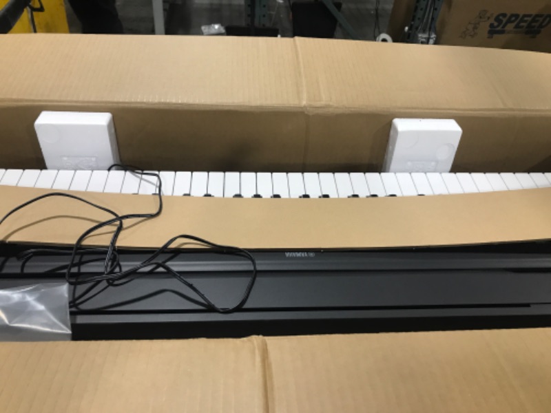 Photo 3 of Yamaha P71B , 88-Key Weighted Action Digital Piano with Power Supply and Sustain Pedal, Black