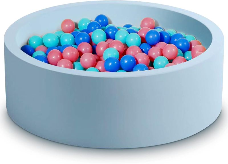 Photo 1 of Soft and Safe Baby Ball Pit - Toddler Foam Ball Pits (10 Mos+) - Designed for Therapeutic Benefits, Machine-Washable, and BPA Free - Ideal for Toy/Ball Organization, 10 Months+ (Balls Not Included)