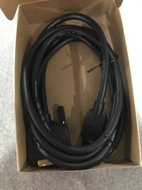 Photo 1 of AmazonBasics HDMI Input to DVI Output Adapter Cable - 6 Feet
