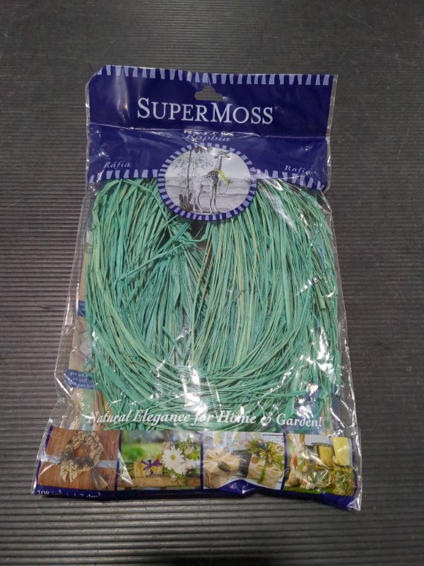 Photo 1 of SuperMoss (30012) Raffia, Blue, 2oz