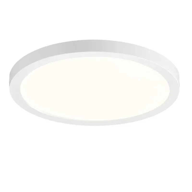 Photo 1 of Flexinstall LED 14 in. White Disklight Recessed Ceiling Light for Home with 5CCT + DuoBright Dimming
