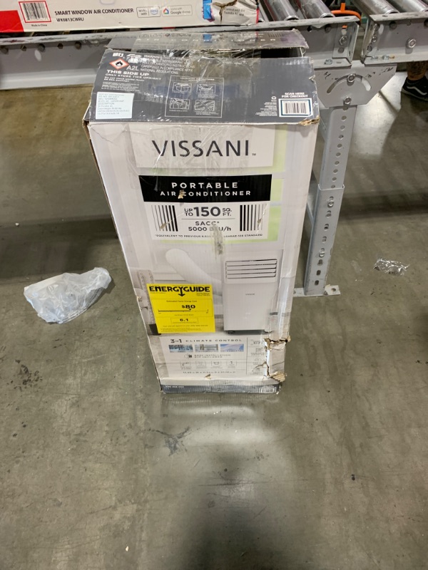 5,000 BTU 115Volt Portable Air Conditioner for 150 sq. ft. Rooms with