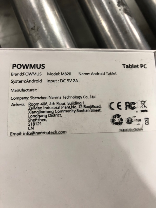 Photo 3 of POWMUS 2024 Android 13 Tablet, 10.1 inch Tablet with 128GB ROM,19GB RAM, 1TB Expand, 2.0GHz cpu, 1920*1200 Incell screen, 8000mAh, 8+13MP WiFi BT5.0 GPS Android Tableta with Keyboard and Mouse - Blue