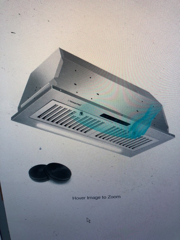 Photo 1 of amzchef
30 in. 900 CFM Smart Ducted Insert Range Hood in Stainless Steel with 3-Speed Exhaust Fan and Time Delayed Fuction