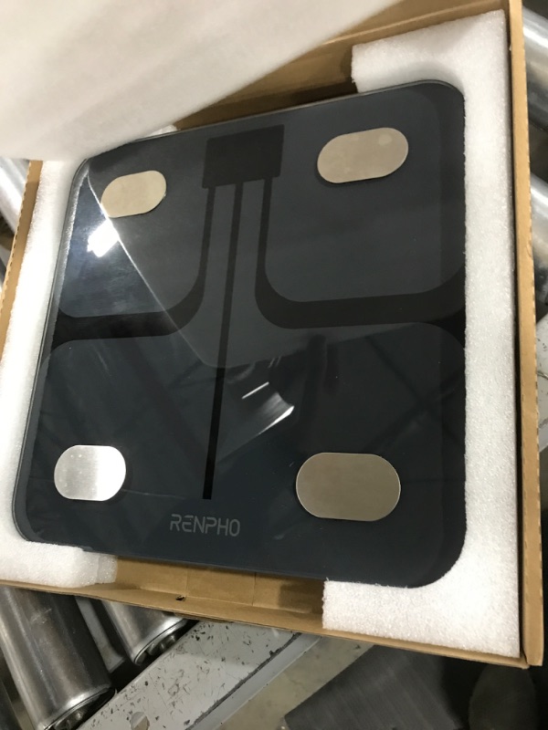 Photo 2 of RENPHO Wi-Fi Bluetooth Scale Smart Digital Bathroom Weight BMI Body Fat Scale Tracks 13 Metrics, Wireless Body Composition Analysis & Health Monitor with Lighted LED Display - Elis Aspire