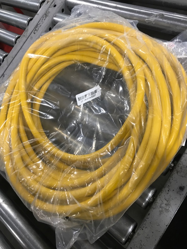 Photo 2 of Thonapa 75 Ft 10 Gauge Extension Cord, Weatherproof Heavy Duty Outdoor Extension Cord 10 AWG 75’, SJTW 3 Prong Lighted Plug 10/3 Yellow Cable 15 Amp, Great for Major Appliances & Garden Tools