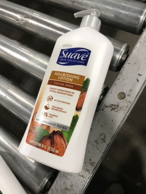 Photo 2 of Suave Cocoa Butter Skin Therapy Moisturizer Lotion, 18 Ounce