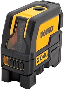 Photo 1 of DEWALT Cross Line and Spot Laser Level, Red, 165 Ft. (DW0822)
