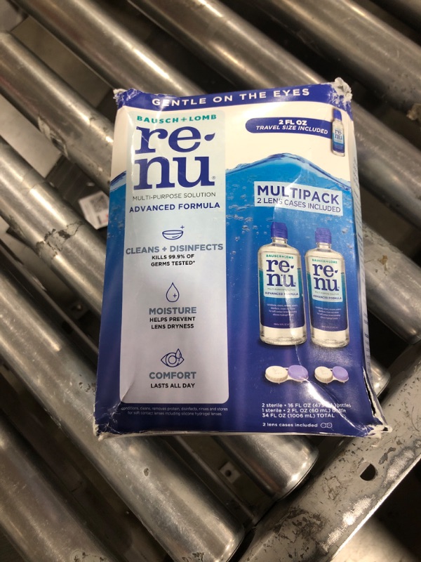 Photo 2 of Bausch + Lomb Renu Multi-purpose Solution - 2 X 16 Oz Bottles + 2 Fl Oz Bottle