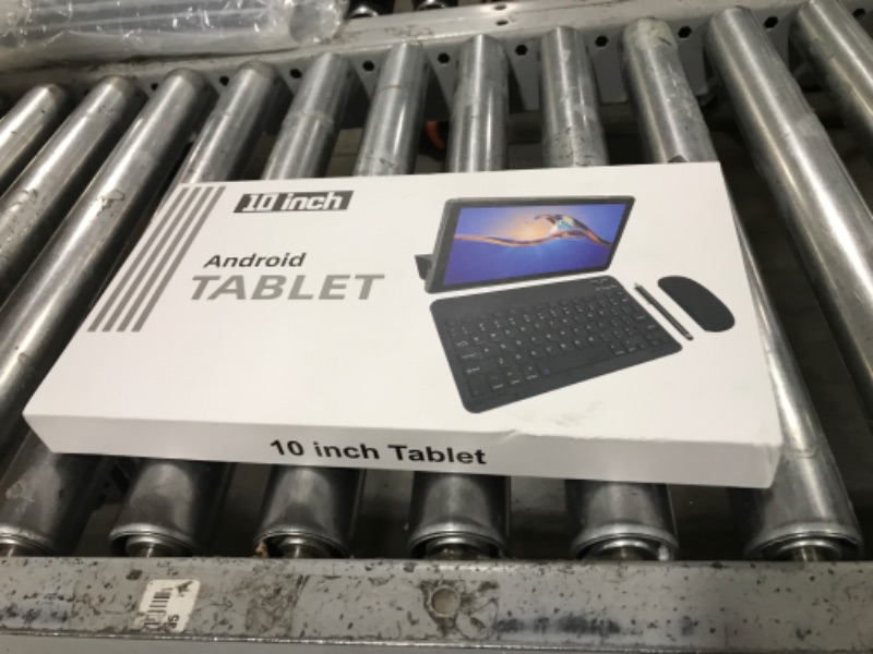 Photo 1 of PEICHENG 2 in 1 Tablet, Android 13 Tablets 12GB RAM 128GB ROM 10 inch Tablet with Keyboard, 2.0Ghz Processor, 5Ghz/WiFi 6, Bluetooth 5.0, 10 Hours Battery Life, IPS Screen Tablet Pc, Black