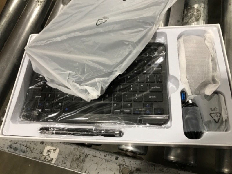 Photo 1 of PEICHENG 2 in 1 Tablet, Android 13 Tablets 12GB RAM 128GB ROM 10 inch Tablet with Keyboard, 2.0Ghz Processor, 5Ghz/WiFi 6, Bluetooth 5.0, 10 Hours Battery Life, IPS Screen Tablet Pc, Black