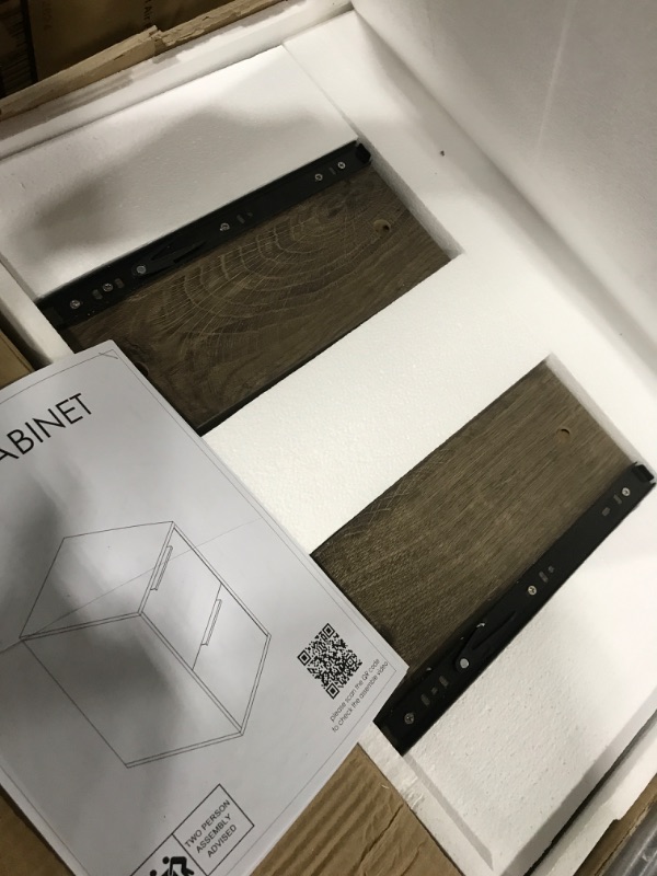 Photo 1 of LUCYPAL 2 Drawer File Cabinet,Wood Storage Filing Cabinet with Hanging Bars for Letter Size and Home Office,Under Desk File Cabinet Assembly Required (Grey)