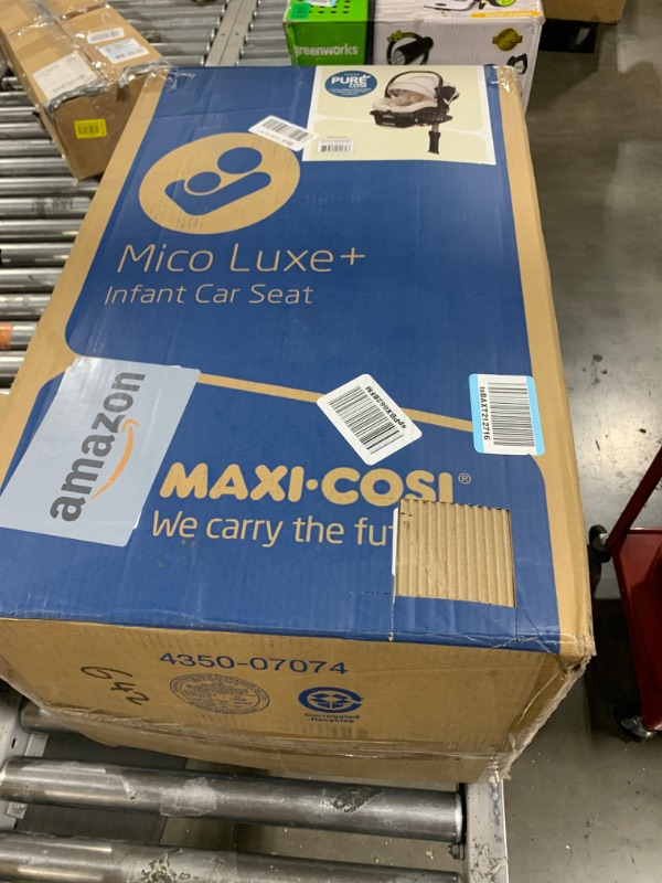 Photo 4 of Maxi-Cosi's Mico™ Luxe+ Baby Car Seat: Infant Car Seat with Base and Versatile Baby Carrier Seat Functionality, Desert Wonder