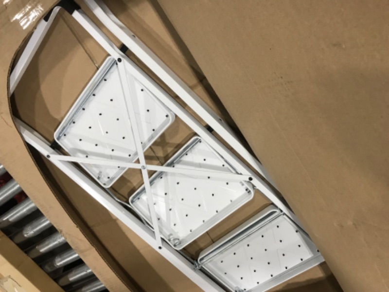 Photo 1 of HBTower Step Ladder Folding Step Stool Step Ladder, Step Stool for Adults with Anti-Slip Pedal,330 lbs Capacity Step Stool for Kitchen, Home,White