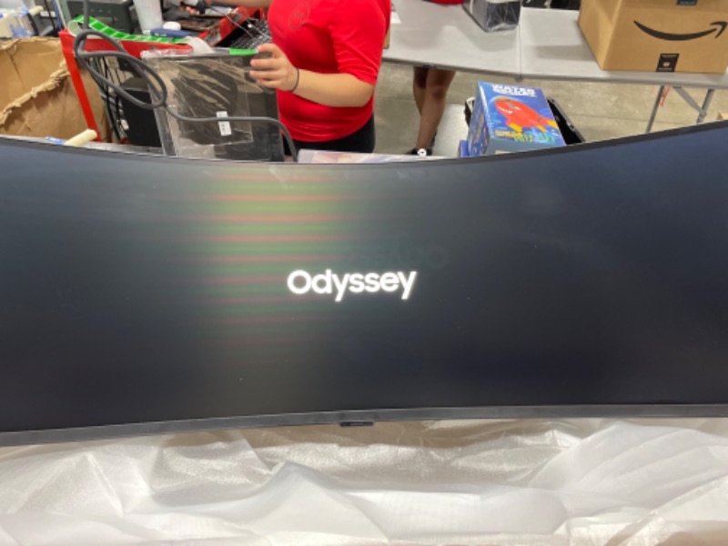 Photo 1 of SAMSUNG 49-Inch Odyssey G9 Series DQHD 1000R Curved Gaming Monitor, 1ms(GtG), VESA DisplayHDR 1000, 240Hz, AMD FreeSync Premium Pro, Height Adjustable Stand, LS49CG954ENXZA, 2024 49-inch G95C (2024) Dual QHD, 240 Hz, 1ms GTG DP Cable Included