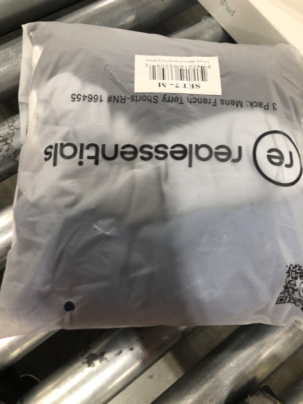 Photo 1 of Real Essentials 3 Pack: Men S Cotton 9 French Terry Casual Lounge Sweat Shorts with Pockets (Available in Big & Tall)
