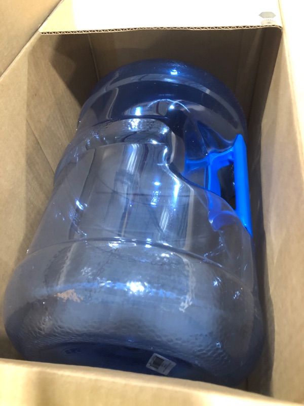 Photo 2 of 5 Gallon BPA FREE PET Plastic Crown Cap Water Bottle Container Jug Made in USA