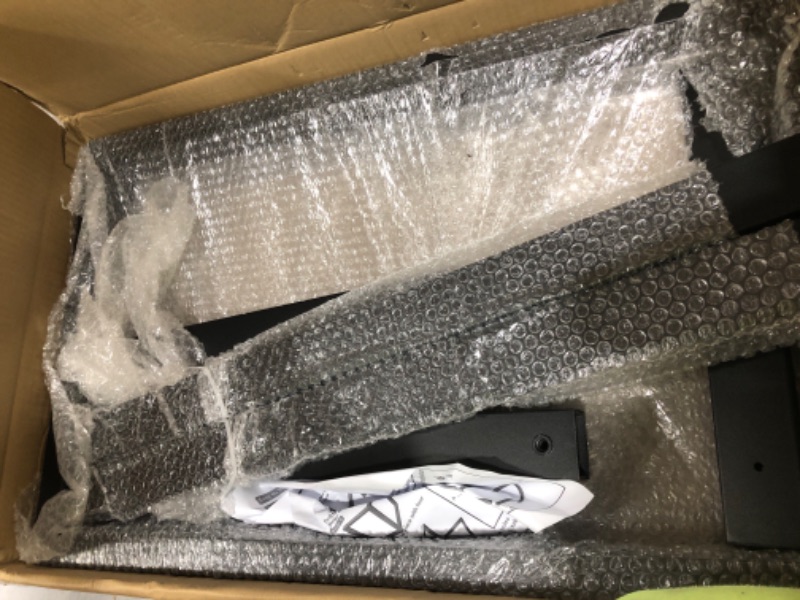 Photo 1 of Metal Table Legs 28 Inch,Table Legs Replacement Heavy Duty Square Tube Desk Legs Furniture Legs for Coffee Table, Dining Table Set of 2 28"X 17.7" L-shape