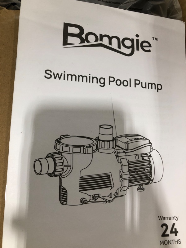 Photo 2 of 1.5 HP Pool Pump with Timer,5400GPH above Ground Pool Pump Timer 115V, Inground Pool Pumps High Speed Flow, Self Primming Swimming Pool Pump with Filter Basket 115V 1.5 HP Single Speed with Timer