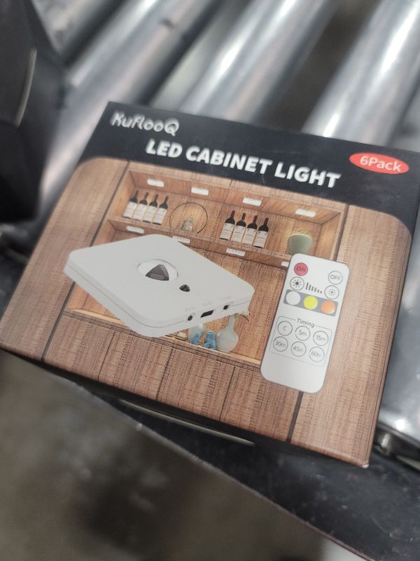 Photo 1 of LED Puck Lights with Remote,Wireless Under Cabinet Lights-Battery Powered, 3 Color Light & Dimming, Under Counter Tap Light, 30H Night Safe Lighting for Bedroom/Kitchen/Hallway?6 Pack? Light-6