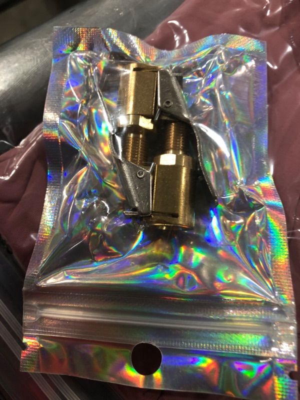 Photo 1 of 2 PCS Car Inflatable Pump Thread Connection Nozzle, Nozzle Adapter, for Cars Inflatable Pump Connection Tool (Gold)