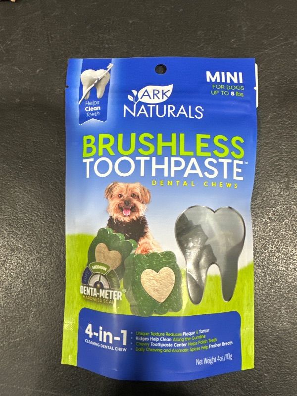 Photo 2 of Ark Naturals Brushless Toothpaste Dental Chew - Mini