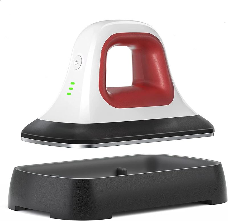 Photo 1 of Portable Mini hot Stamping Machine, Stamping Machine Iron, Suitable for Various Fabrics,Red