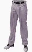 Photo 1 of Alleson Athletic 655WPNY Youth Crush Pinstripe Pant - Gray Royal
