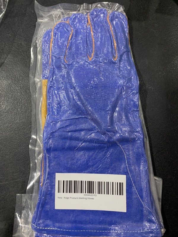 Photo 2 of Ridge Products | Stick Welding Gloves For Men | Stick Or MIG Welding Gloves For Men | Heat Resistant Leather Welding Gloves | Insulated Welding Gloves For Welding, Fire, or Hot Work