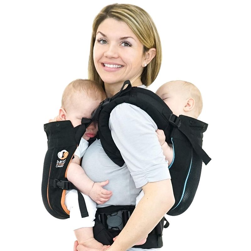 Photo 2 of Go Carrier - Air Model - Classic Black - Great for All Seasons - Breathable Mesh - Fully Adjustable e Baby Carrier for Men, Woman XS-XXL - Twins and Babies 10-45 lbs
