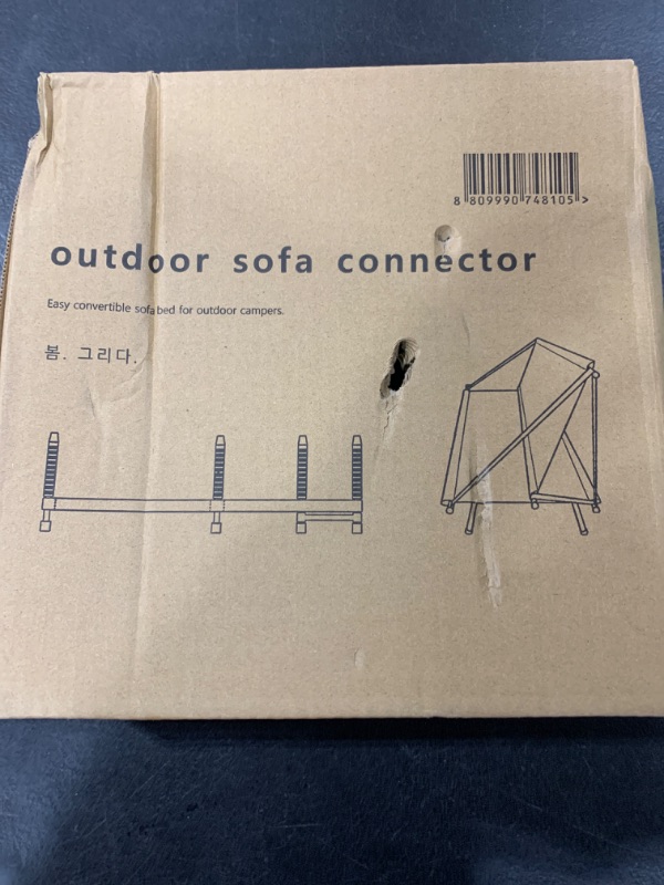 Photo 2 of ?. ???. Outdoor Sofa Connector - Camping cot converts to loveseat Camping Chair - Connector for Folding Tent Camping Cot Bed, Portable Compact for Outdoor Travel, Base Camp, Hiking, Mountaineering