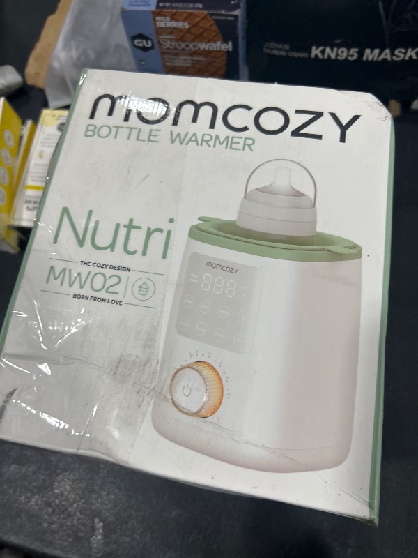 Photo 2 of Momcozy Nutri Bottle Warmer, 9-in-1 Baby Bottle Warmer with Night Light, Accurate Temperature to Preserve Fullest Nutrients in Breast Milk, Bottle Warmers for All Bottles with Breastmilk or Formula