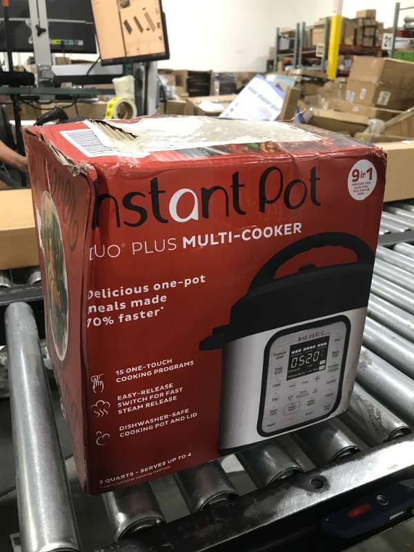 Instant Pot DUO Plus 3 Qt 9in1 Multi Use Programmable Pressure