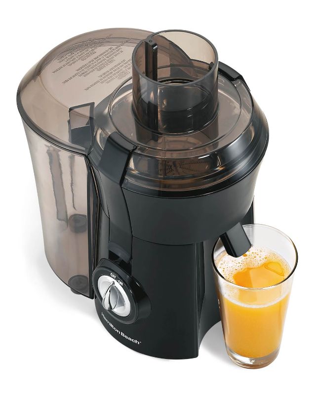 Photo 1 of 
Hamilton Beach Juicer Machine Big Mouth 3 Feed Chute Centrifugal Easy to Clean BPA Free 800W (67601A) Black
