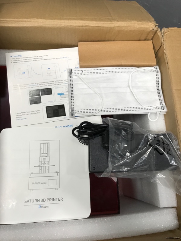 Photo 4 of ELEGOO Saturn MSLA 3D Printer UV Photocuring LCD Resin 3D Printer with 4K Monochrome LCD, Matrix UV LED Light Source, Off-Line, and WLAN Print,192x120x200mm / 7.55x4.72x7.87 inches Printing Size