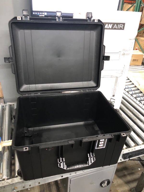 Photo 1 of **CASE ONLY, MISSING FOAM**
Pelican Air 1637 Case with Foam - Black