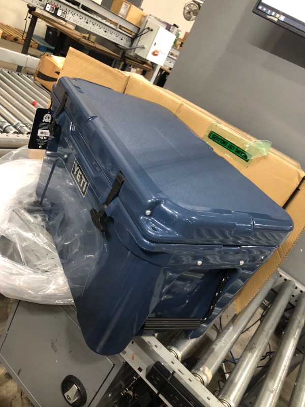 Photo 1 of **MINOR SCRATCH ON LID**
YETI Tundra 45 Quart Cooler - Navy