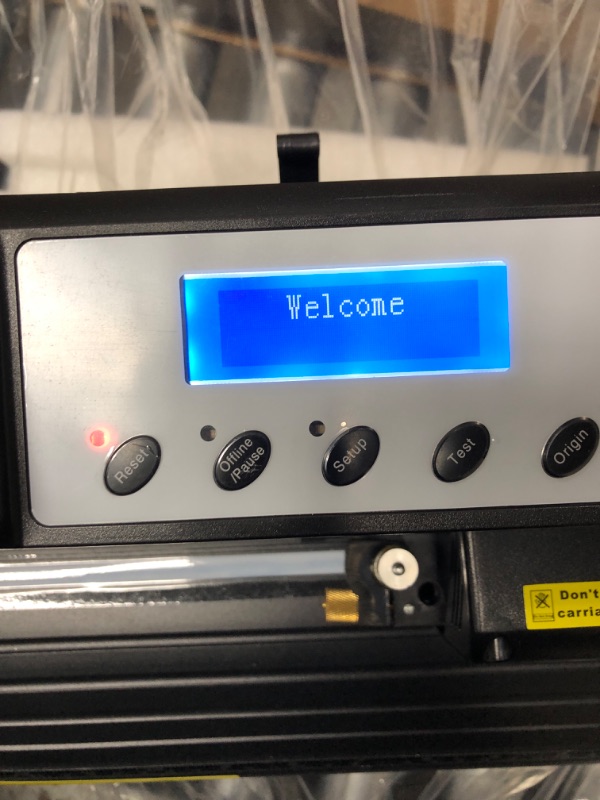 Photo 3 of VEVOR Vinyl Cutter Plotter Machine 14” Signmaster Software Sign Making Machine 375mm Paper Feed Vinyl Cutter Plotter with Stand (14” 375mm) PC only 14inch