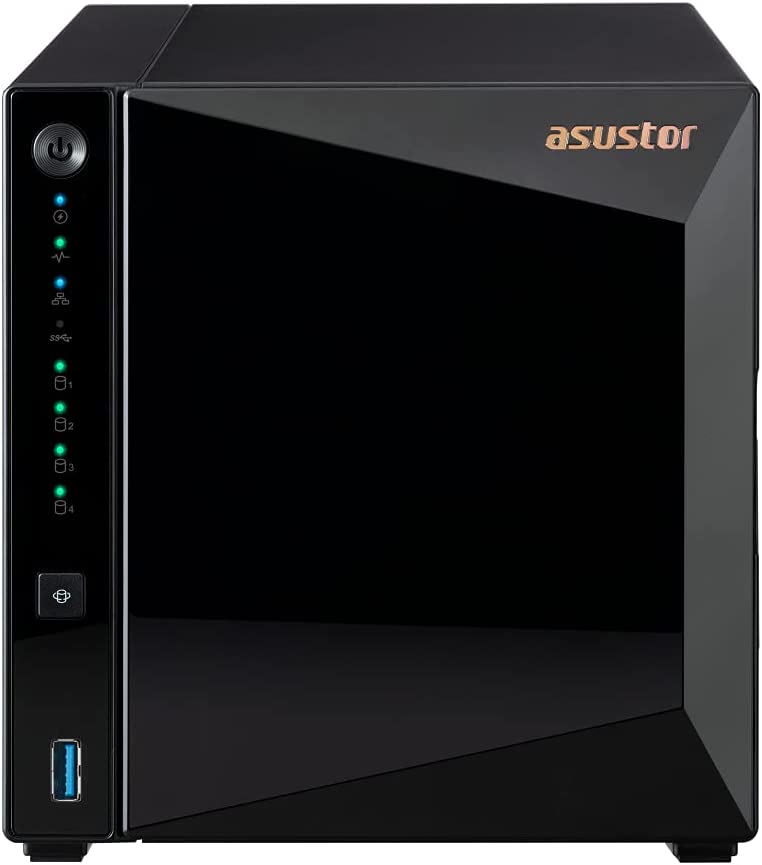 Photo 1 of Asustor Drivestor 4 Pro AS3304T - 4 Bay NAS, 1.4GHz Quad Core, 2.5GbE Port, 2GB RAM DDR4, Network Attached Storage (Diskless)
