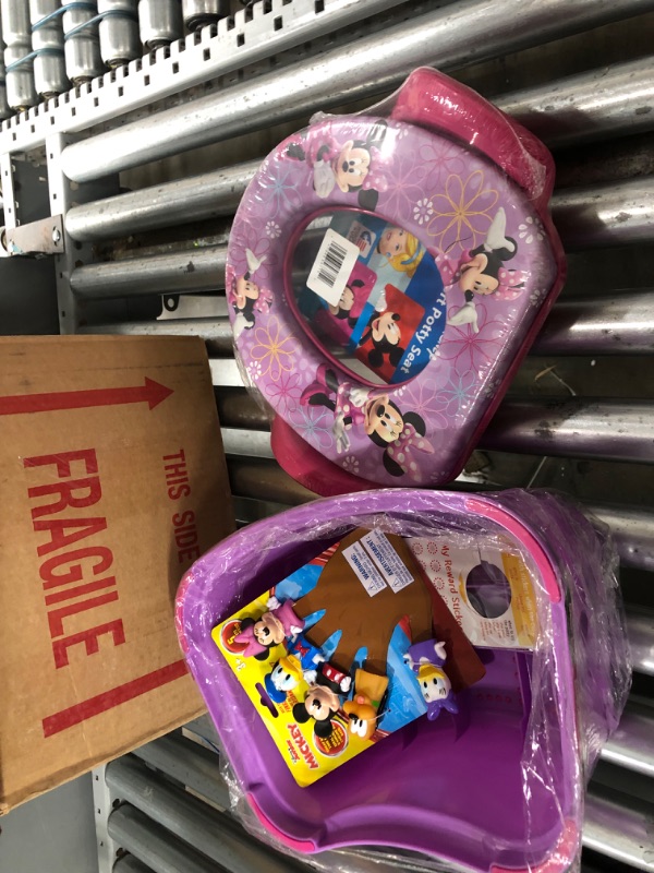 Photo 2 of Ginsey Disney Minnie Mouse 4 Piece Premium Potty Training Starter Set