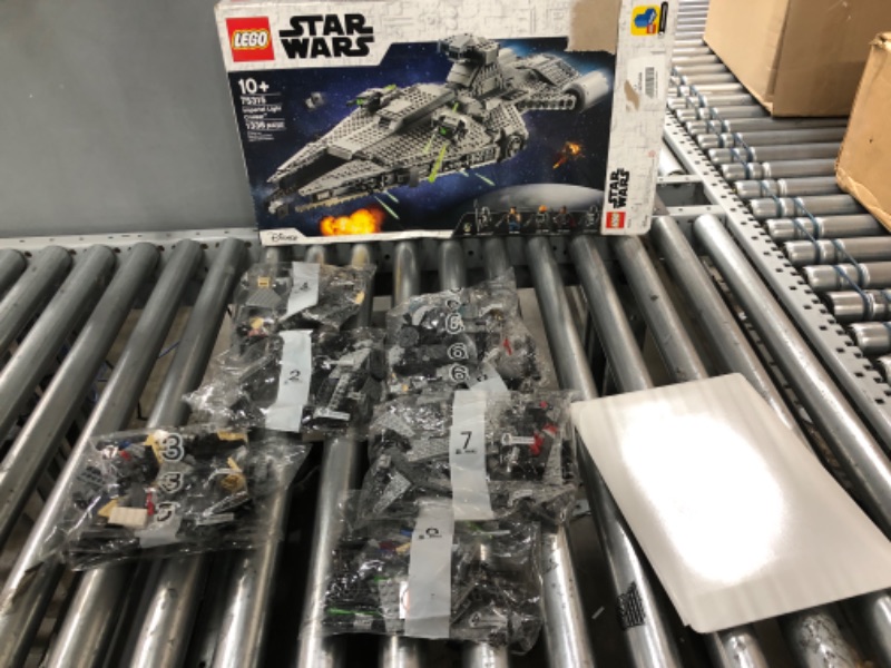Photo 1 of ***INCOMPLETE*** LEGO Star Wars: The Mandalorian Imperial Light Cruiser 75315 Awesome Toy Building Kit for Kids, Featuring 5 Minifigures; New 2021 (1,336 Pieces) Frustration-Free Packaging