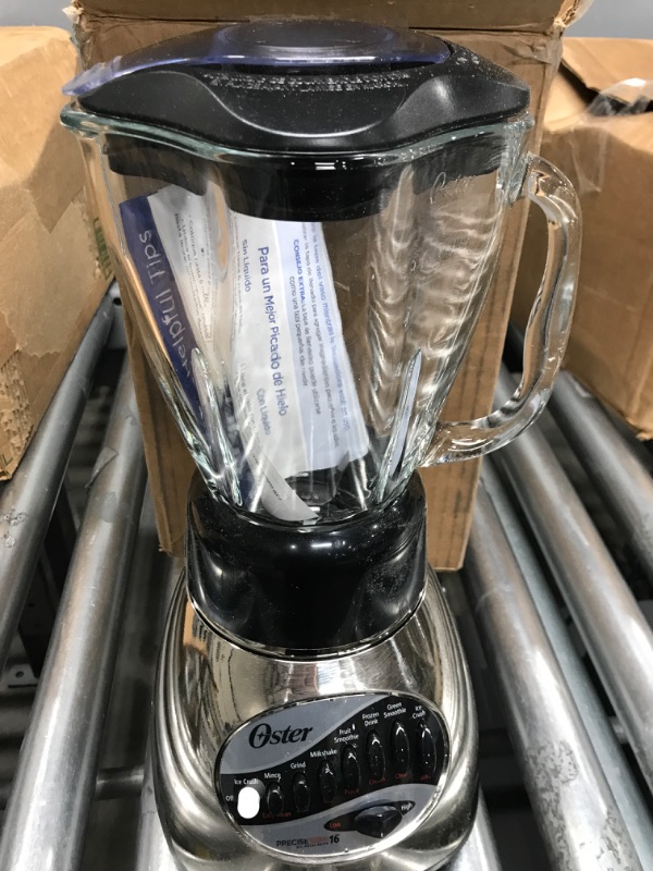 Photo 2 of *** POWERS ON *** Oster 6812-001 Core 16-Speed Blender with Glass Jar, Black