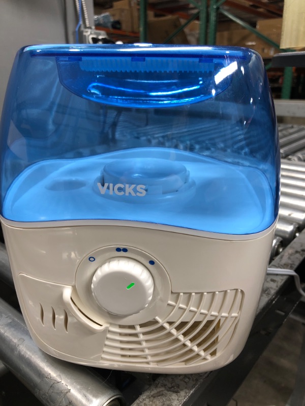 Photo 3 of *Tested* Vicks Filtered Cool Mist Humidifier, Medium Room, 1.1 Gallon Tank - Humidifier for Baby and Kids Rooms, Bedrooms and More, Works with Vicks VapoPads