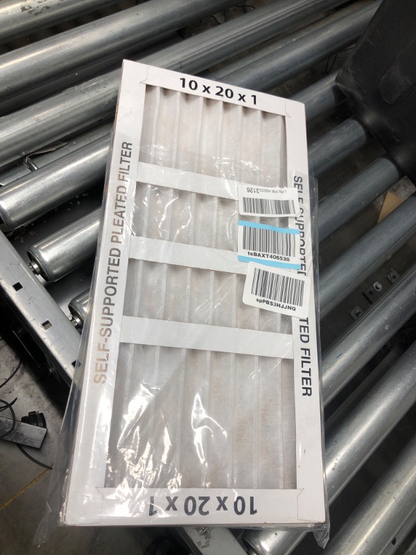 Photo 2 of Sterling Seal KP-5251004770x2 Purolator Key Pleat Extended Surface Pleated Air Filter, Mechanical MERV 8, 10" W x 20" H x 1" D (Pack of 2)