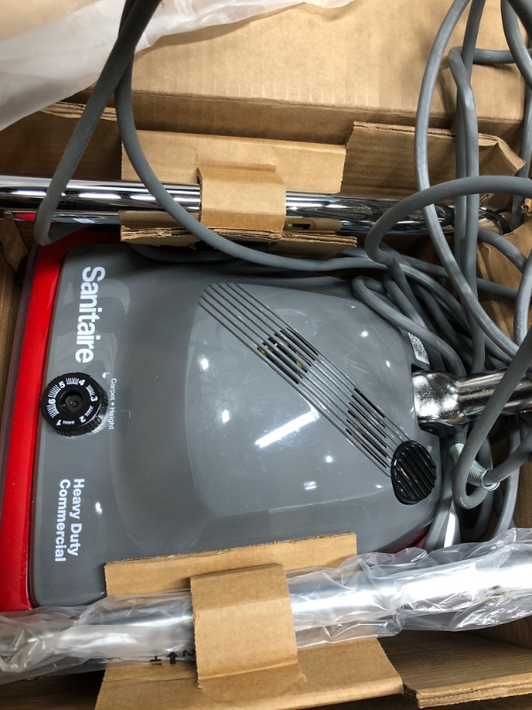 Photo 3 of ****FOR PARTS ONLY DOES NOT TURN ON*** Sanitaire TRADITION Upright Commercial Bagged Vacuum, SC684G