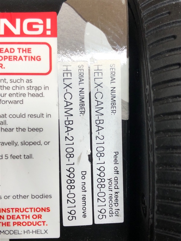 Photo 9 of **SEE NOTES**
Hover-1 Helix Electric Hoverboard | 7MPH Top Speed, 4 Mile Range, 6HR Full-Charge, Built-in Bluetooth Speaker, Rider Modes: Beginner to Expert Hoverboard Camo