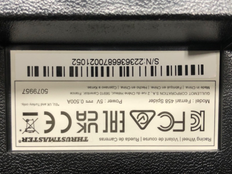Photo 5 of ***Unable to test functionality*** Thrustmaster Ferrari 458 Spider Racing Wheel for Xbox One - NEW
