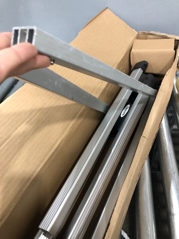 Photo 1 of BUNKER INDUST Universal Roof Rack Cross Bars,58" Adjustable Aluminum Roof Rail Top Cargo Carrier Crossbars Keyed Locking 150lbs Capacity for car SUV Vehicles-Carry Your Kayak, Cargo Basket, Roof Bag