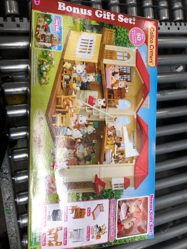 Photo 2 of Calico Critters Red Roof Country Home Gift set, Cottage